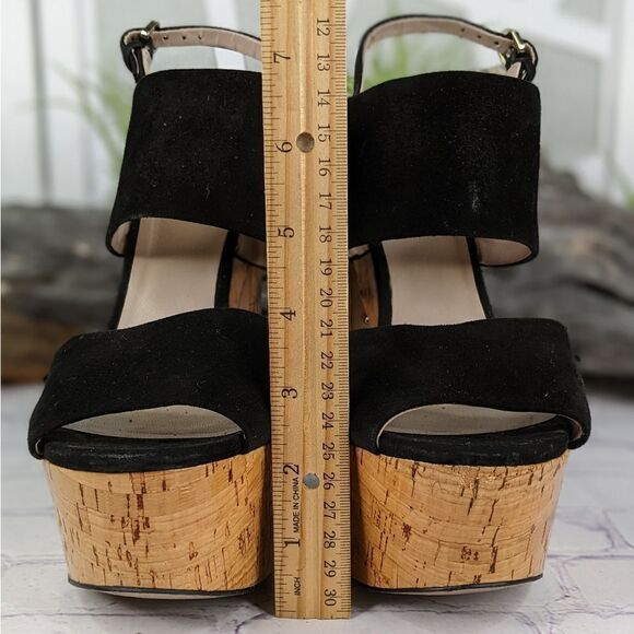 Zara Platform Cork Heels - Picture 6 of 11